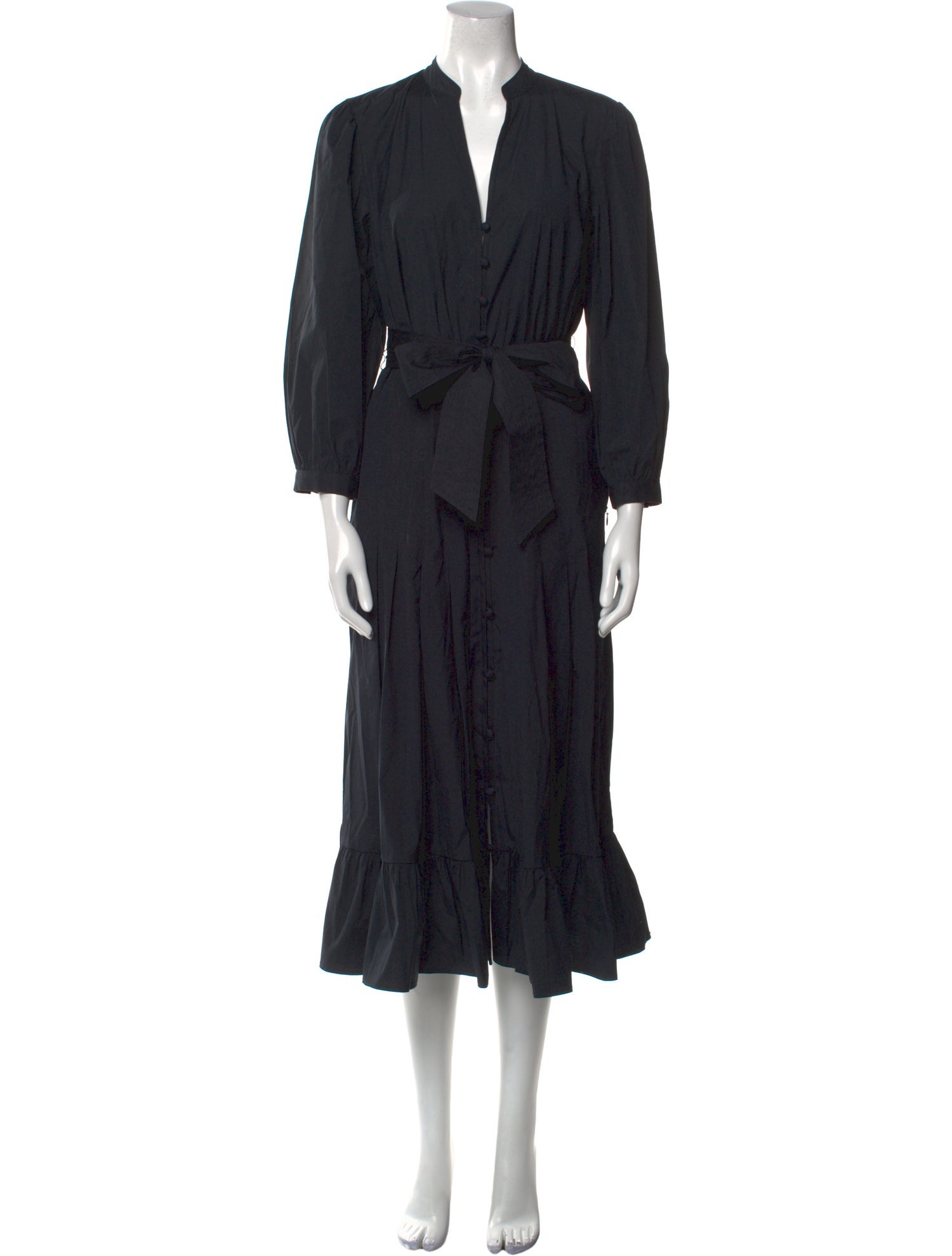 Veronica Beard V-Neck Long Dress