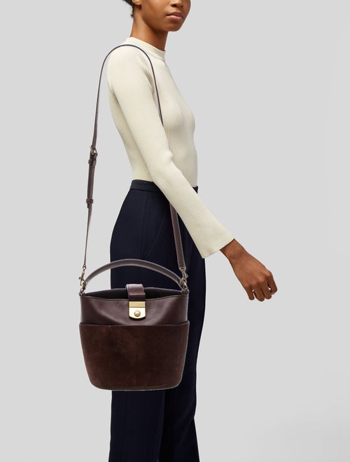 Veronica Beard Leather Top Handle Bag