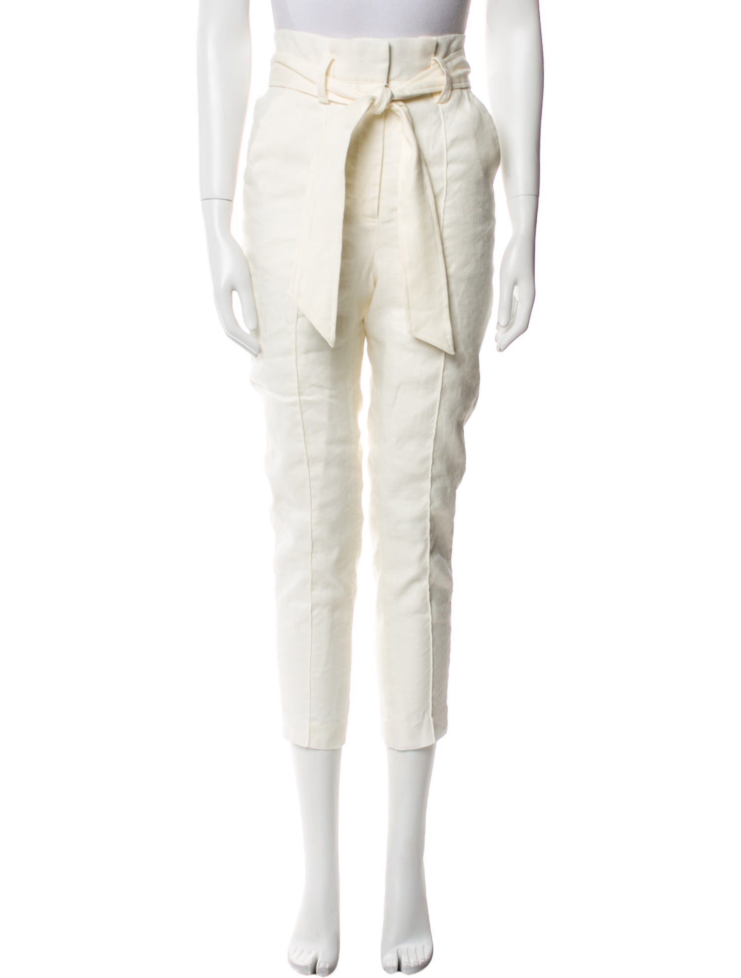 Veronica Beard Linen Skinny Leg Pants