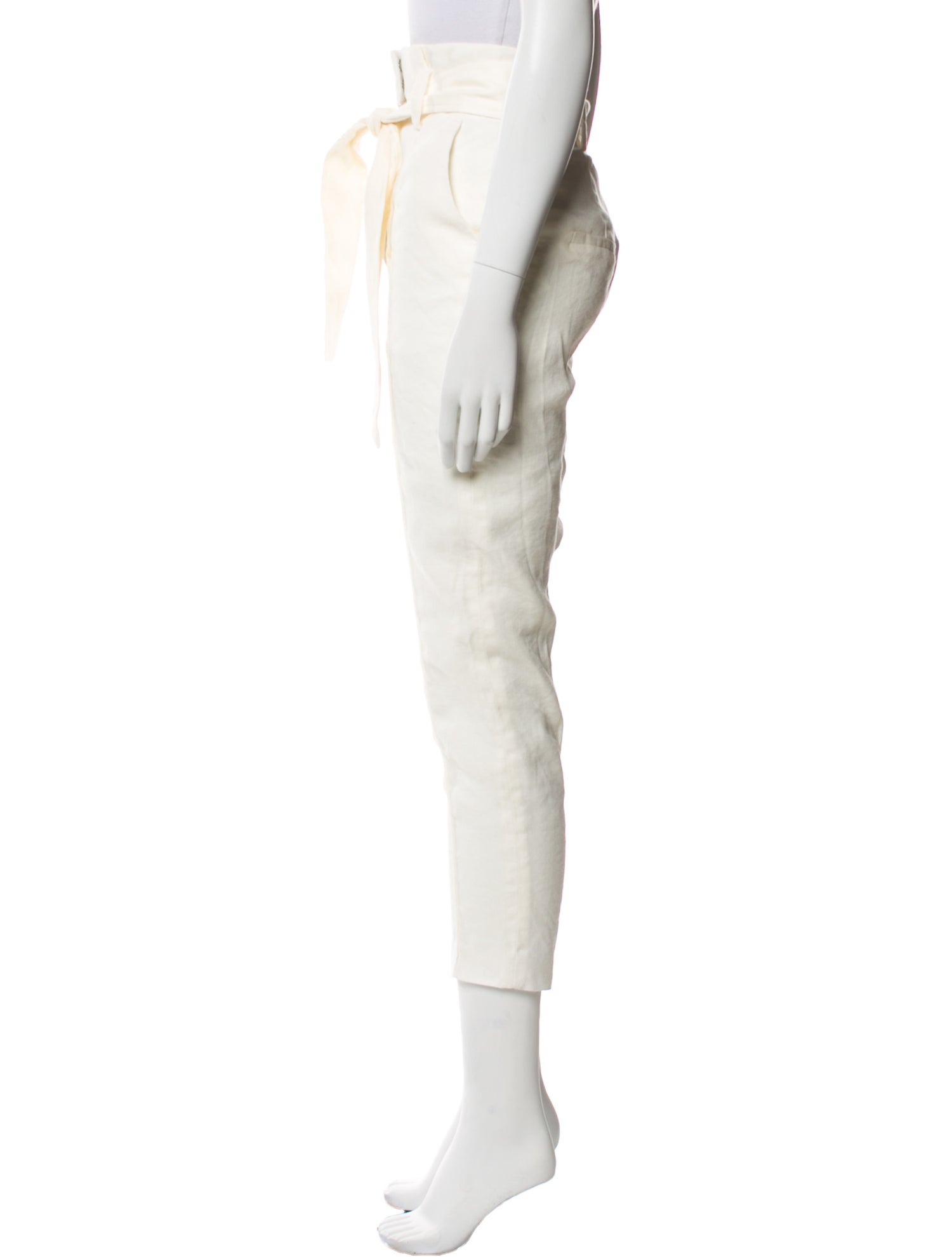 Veronica Beard Linen Skinny Leg Pants