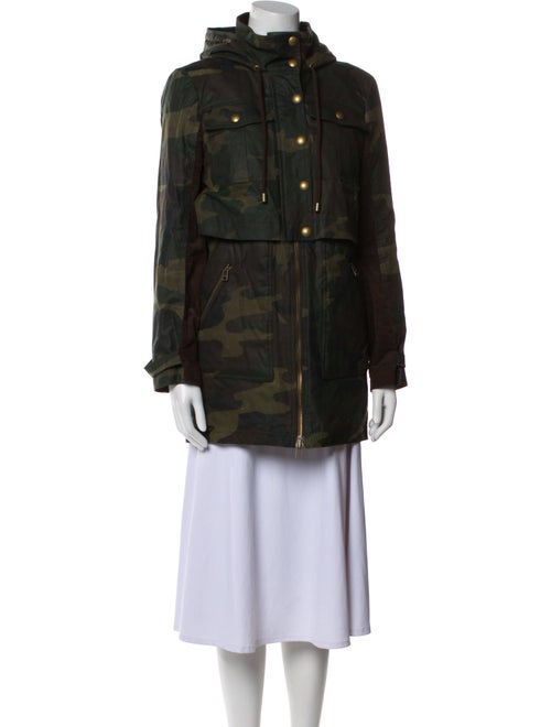 Veronica Beard Printed Faux Fur Coat