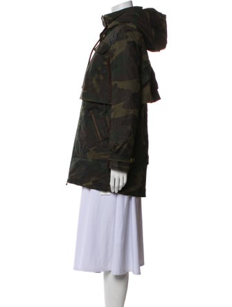 Veronica Beard Printed Faux Fur Coat