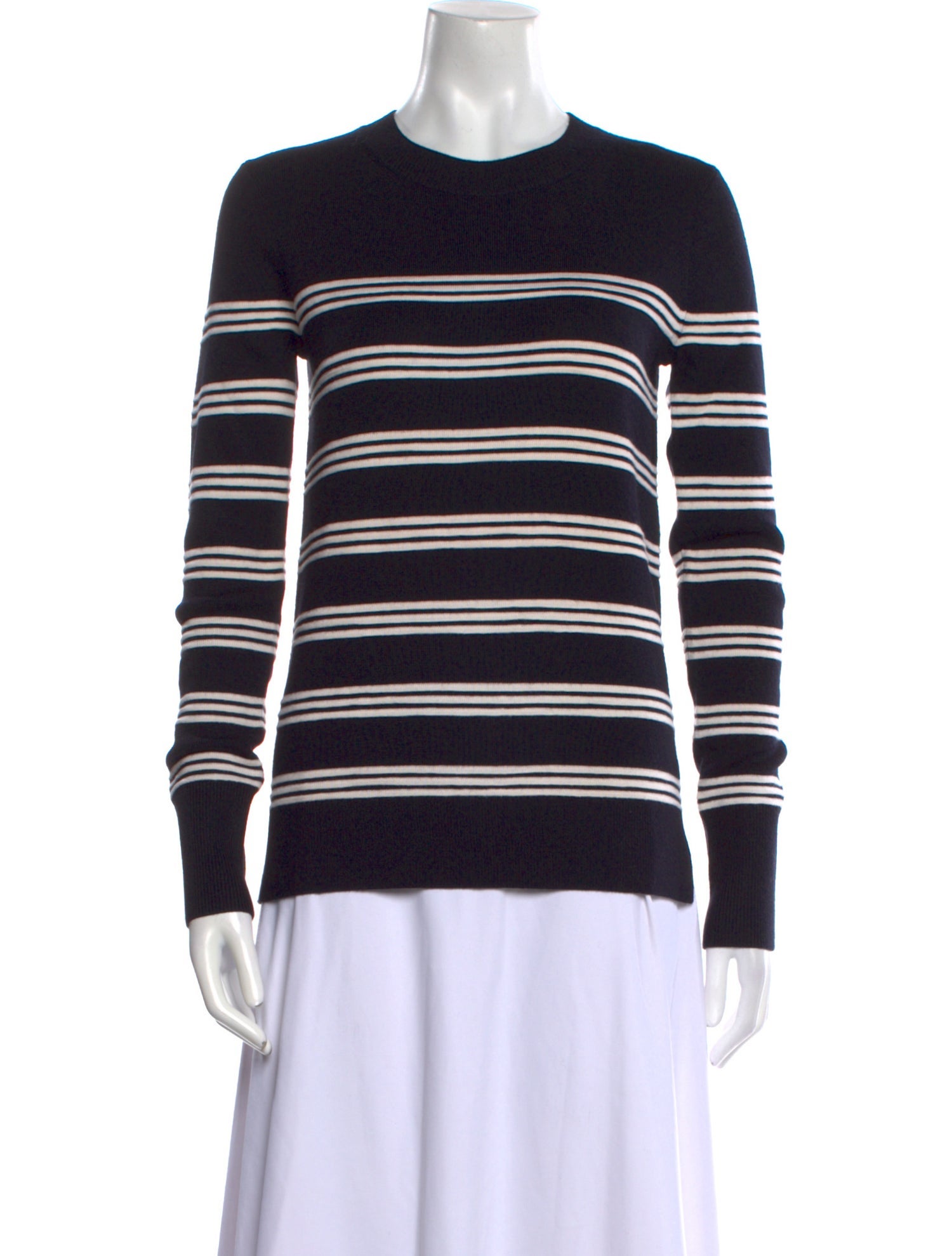 Veronica Beard Merino Wool Striped Sweater