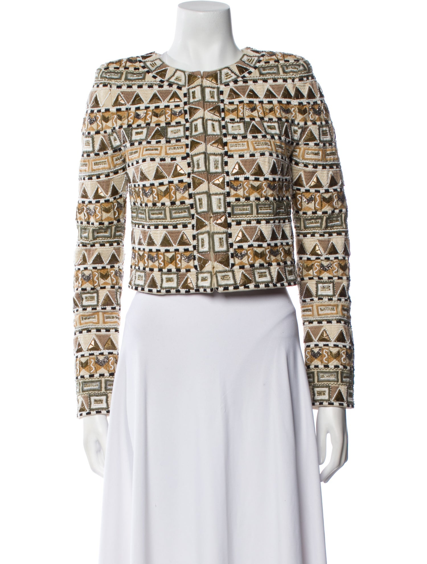 Veronica Beard Printed Evening Jacket