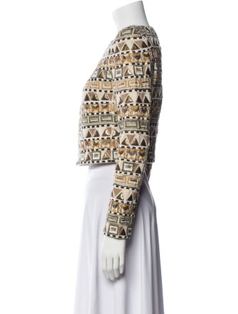 Veronica Beard Printed Evening Jacket