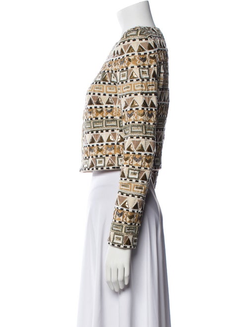 Veronica Beard Printed Evening Jacket