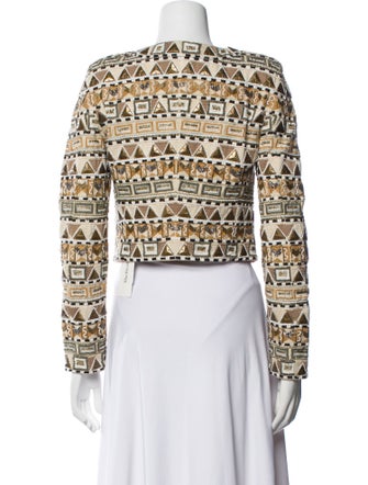 Veronica Beard Printed Evening Jacket