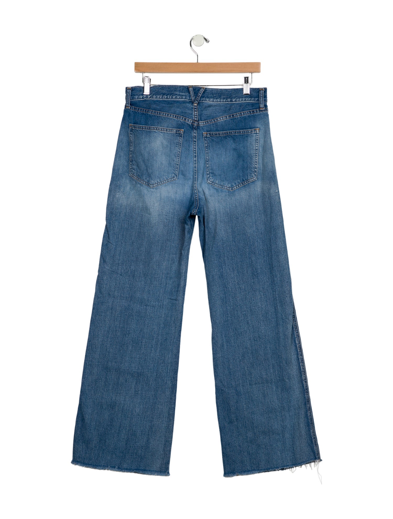 Veronica Beard High-Rise Wide Leg Jeans