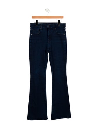 Veronica Beard High-Rise Wide Leg Jeans