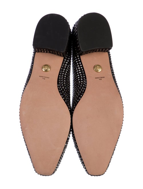 Veronica Beard Suede Bow Accents Ballet Flats