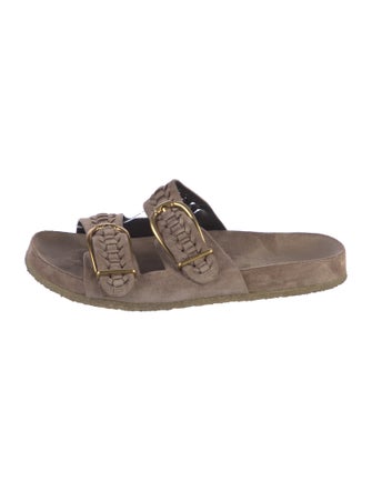 Veronica Beard Suede Slides