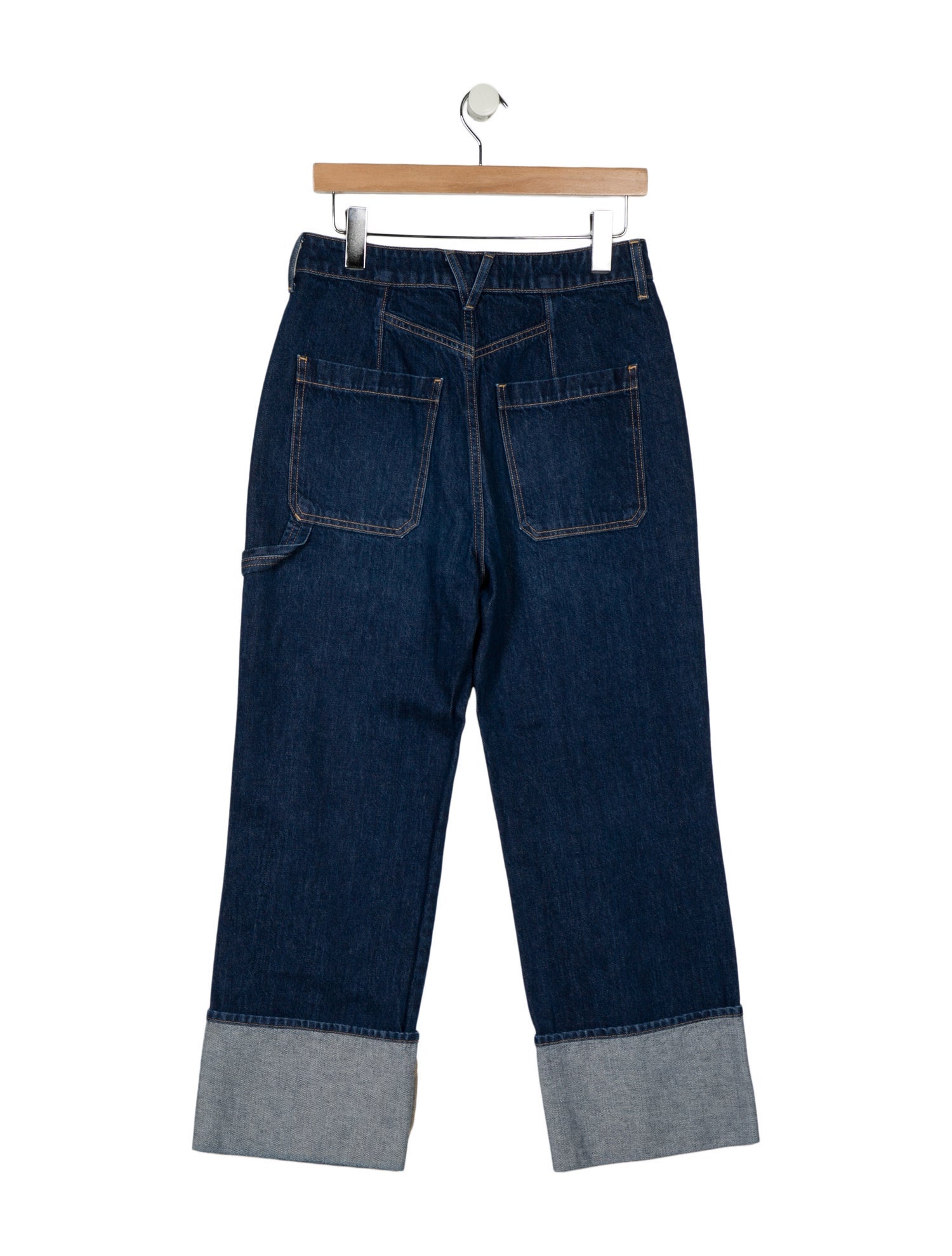 Veronica Beard High-Rise Wide Leg Jeans
