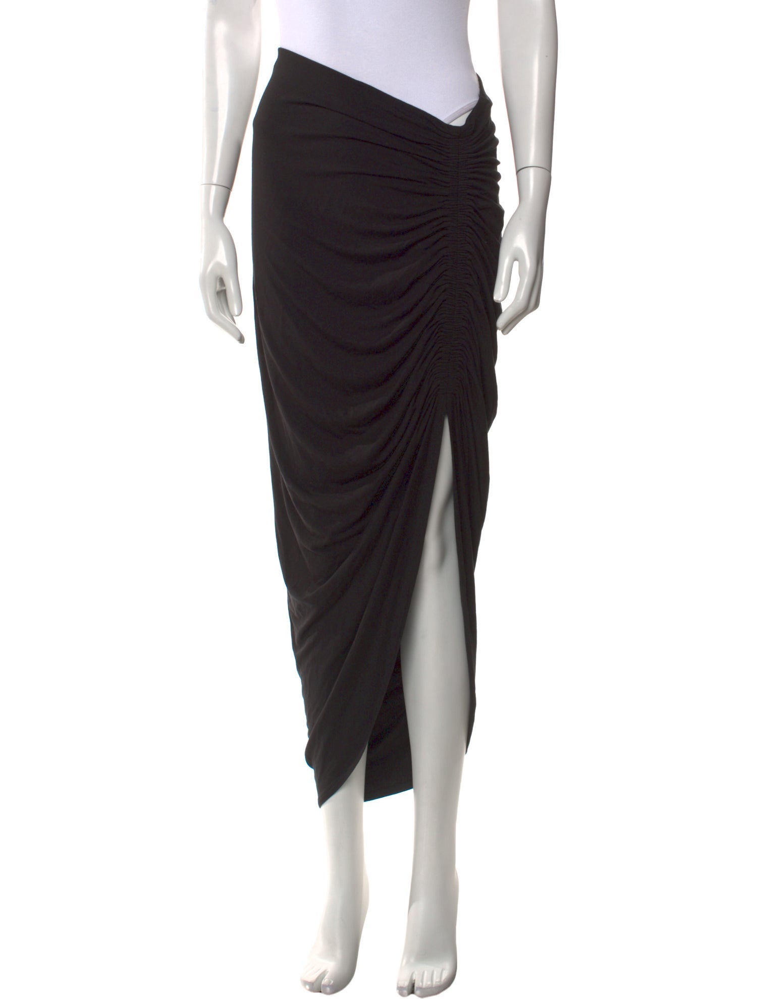 Veronica Beard Pleated Accents Midi Length Skirt