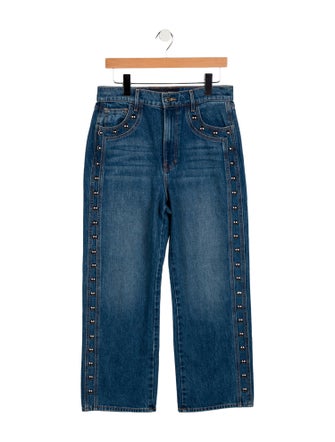 Veronica Beard High-Rise Wide Leg Jeans