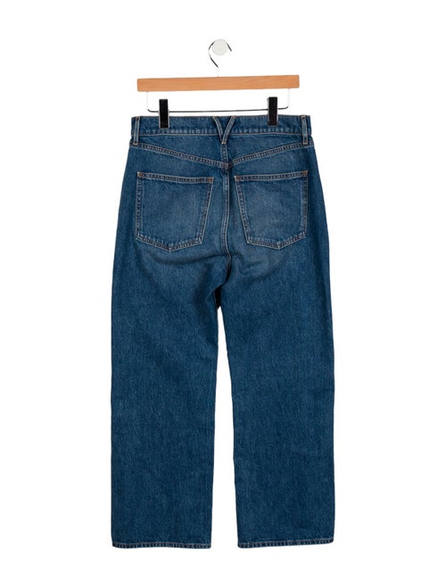 Veronica Beard High-Rise Wide Leg Jeans
