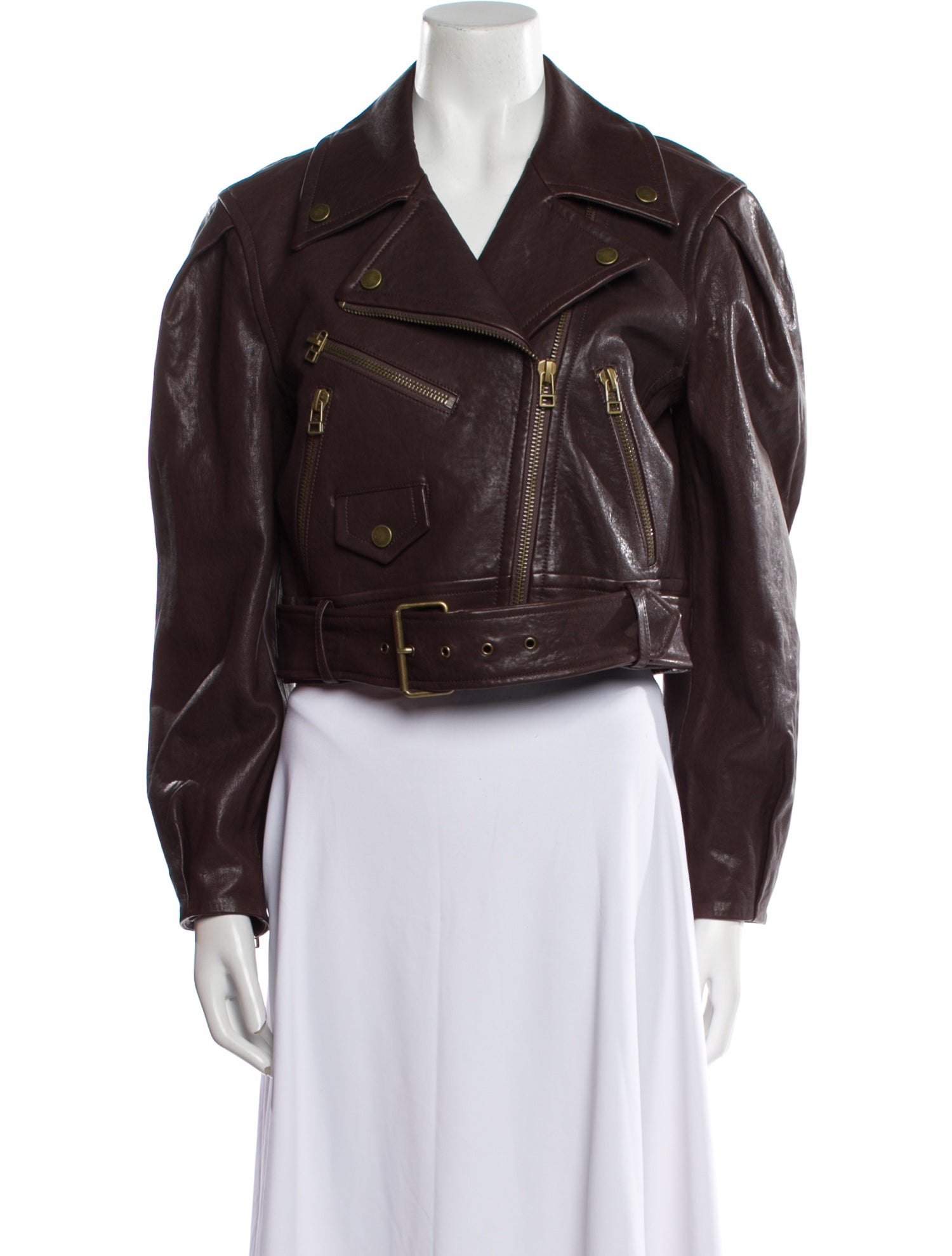 Veronica Beard Leather Biker Jacket