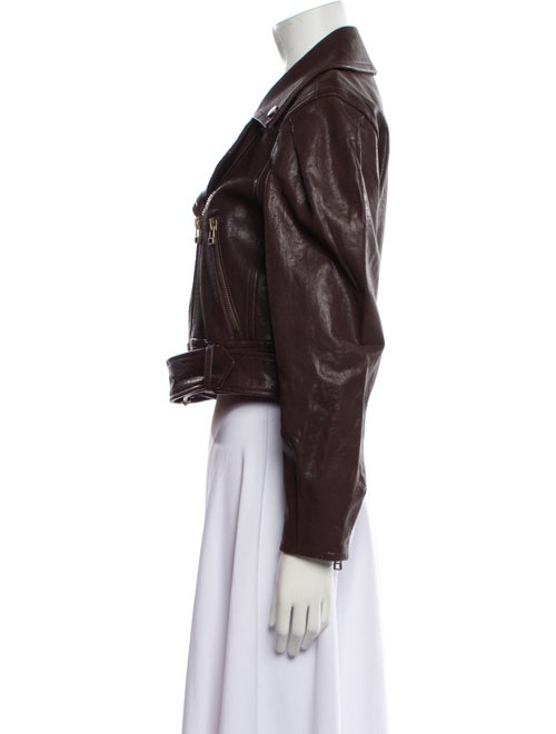 Veronica Beard Leather Biker Jacket