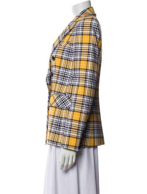 Veronica Beard Plaid Print Blazer