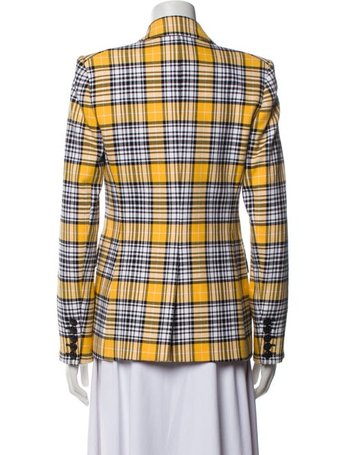 Veronica Beard Plaid Print Blazer