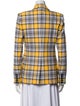 Veronica Beard Plaid Print Blazer