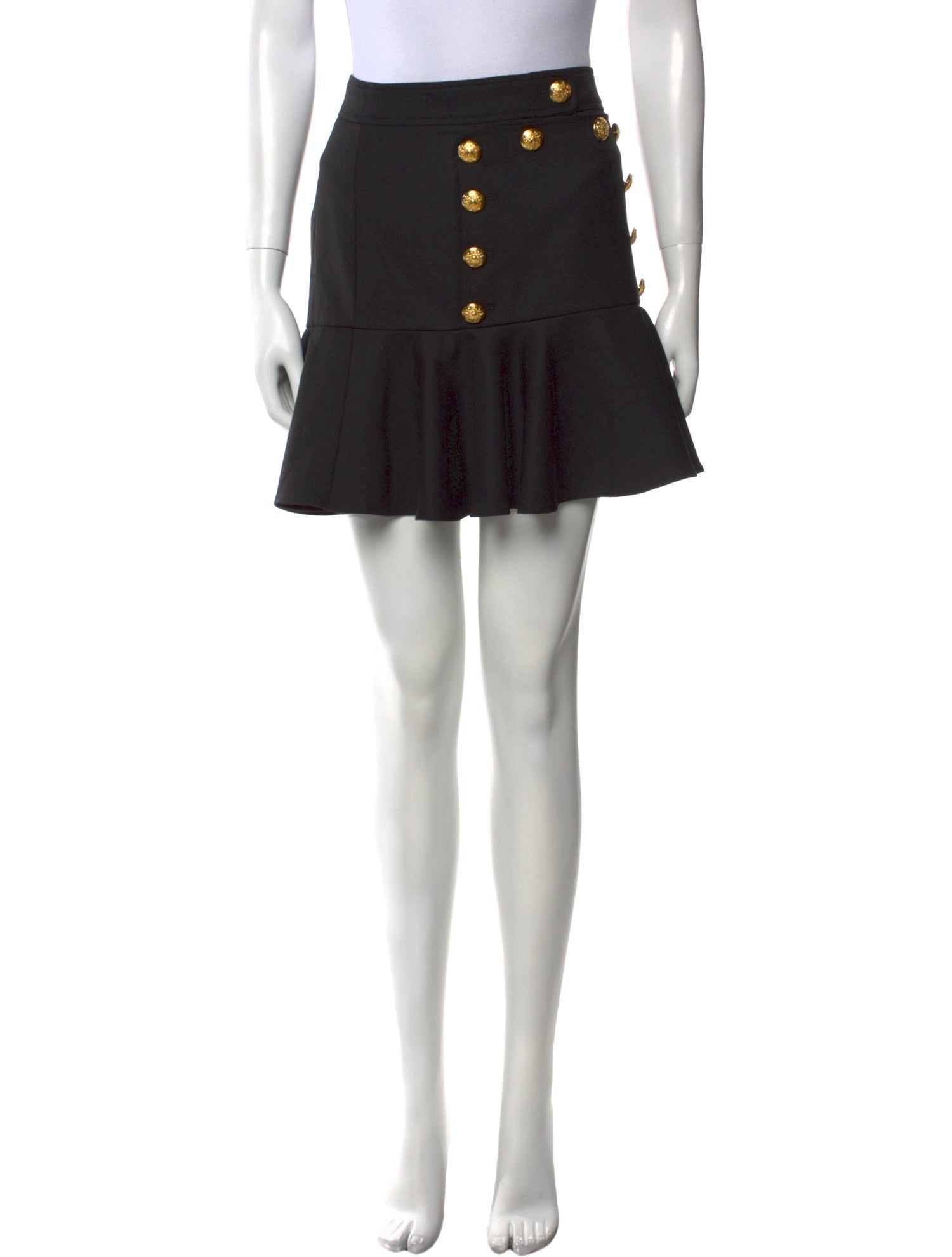 Veronica Beard Ruffle Embellishment Mini Skirt