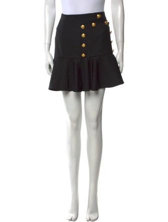 Veronica Beard Ruffle Embellishment Mini Skirt