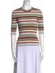 Veronica Beard Striped Crew Neck T-Shirt
