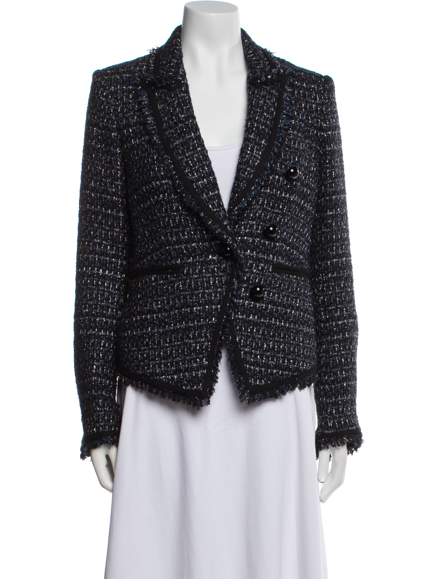 Veronica Beard Tweed Pattern Jacket