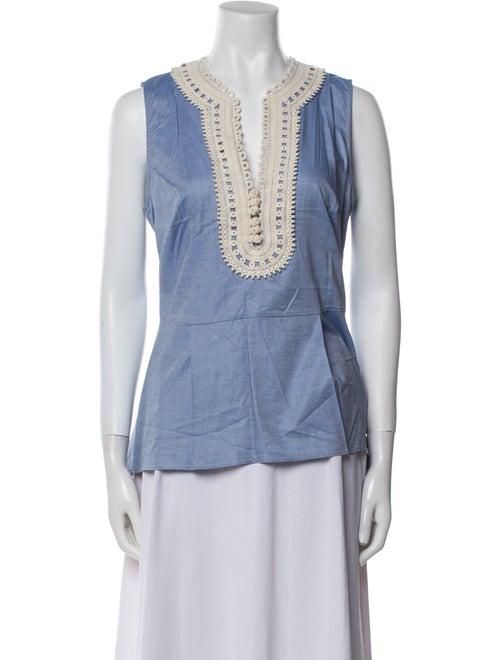 Veronica Beard V-Neck Sleeveless Tunic