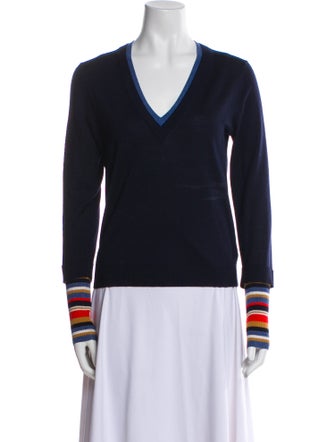 Veronica Beard Merino Wool Striped Sweater