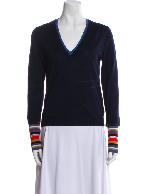 Veronica Beard Merino Wool Striped Sweater