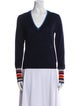 Veronica Beard Merino Wool Striped Sweater