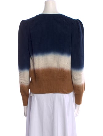 Veronica Beard Striped V-Neck Sweater