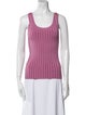 Veronica Beard Striped Scoop Neck Top
