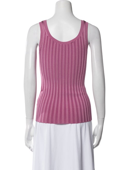 Veronica Beard Striped Scoop Neck Top