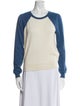 Veronica Beard Cashmere Colorblock Pattern Sweater