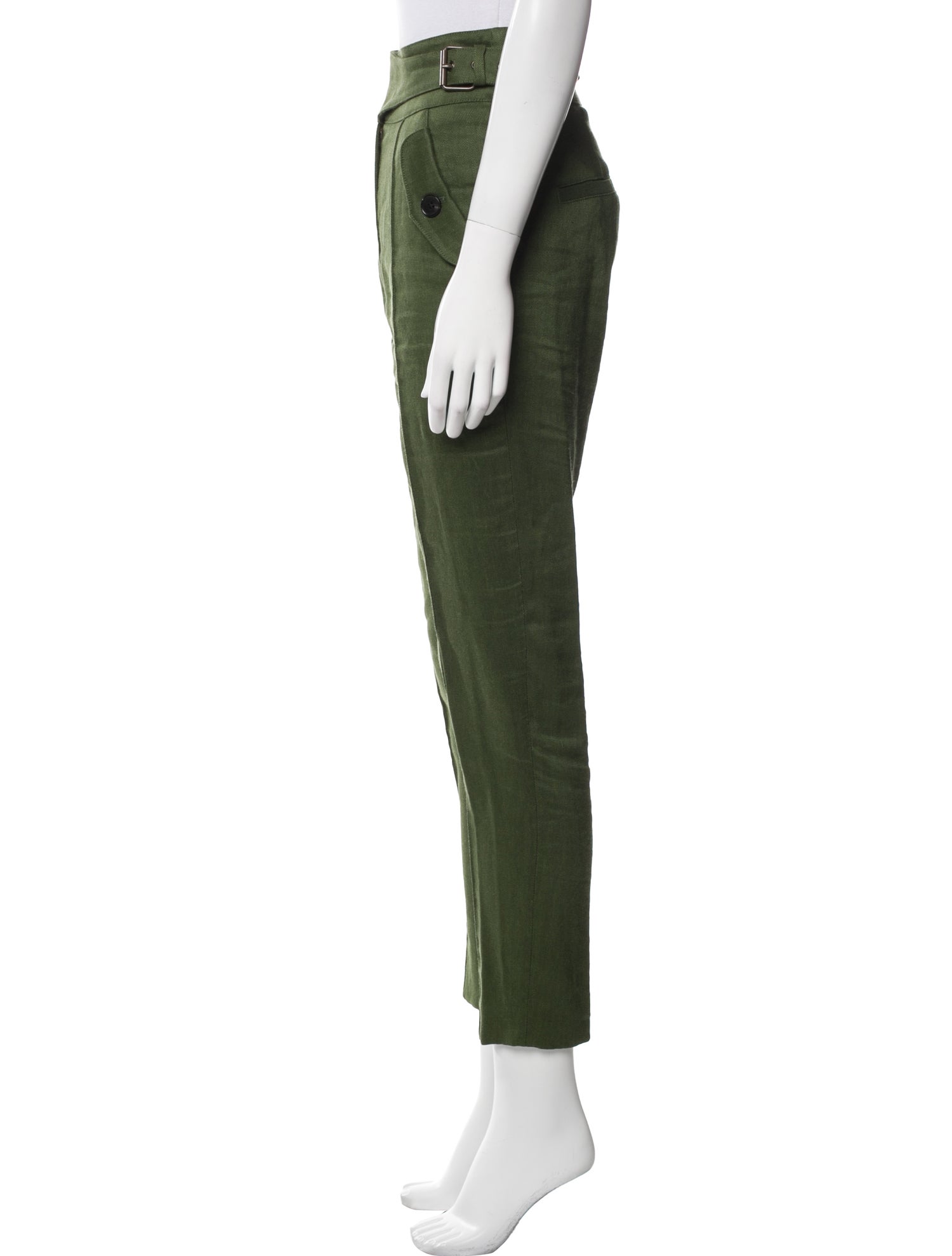Veronica Beard Linen Skinny Leg Pants