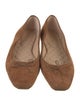 Veronica Beard Suede Bow Accents Ballet Flats