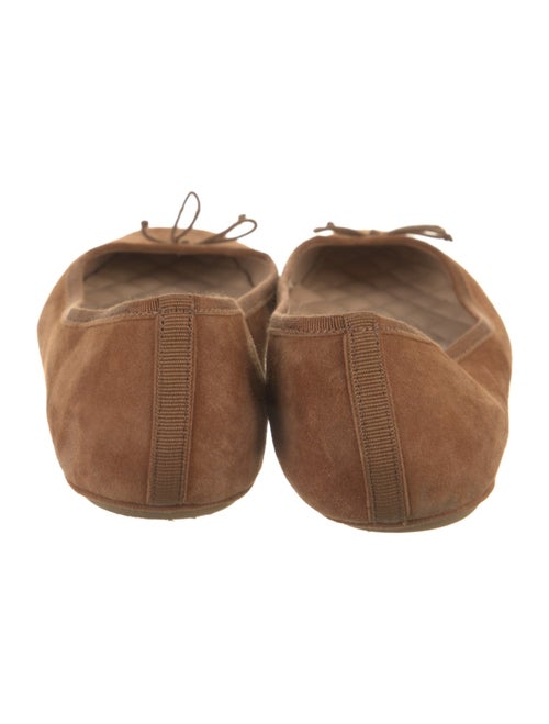 Veronica Beard Suede Bow Accents Ballet Flats