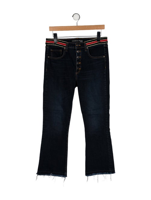 Veronica Beard Mid-Rise Straight Leg Jeans