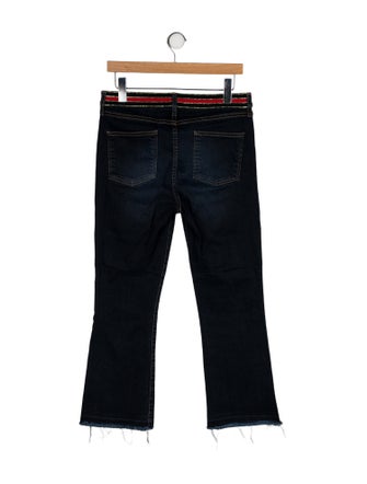 Veronica Beard Mid-Rise Straight Leg Jeans