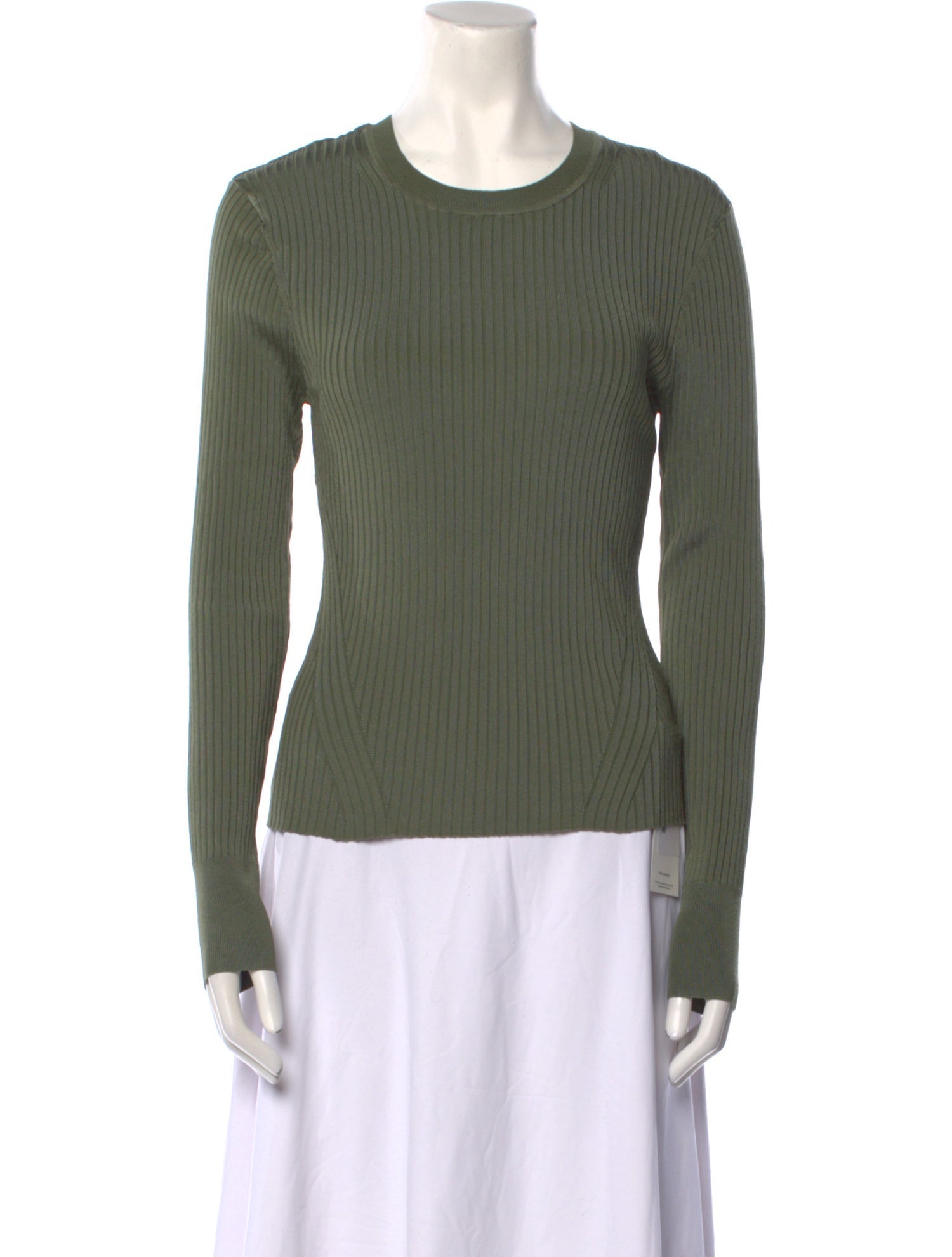 Veronica Beard Crew Neck Long Sleeve Top