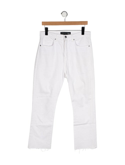 Veronica Beard High-Rise Straight Leg Jeans