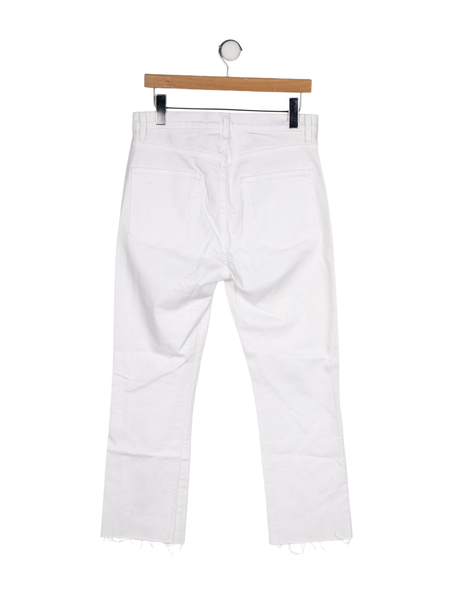 Veronica Beard High-Rise Straight Leg Jeans