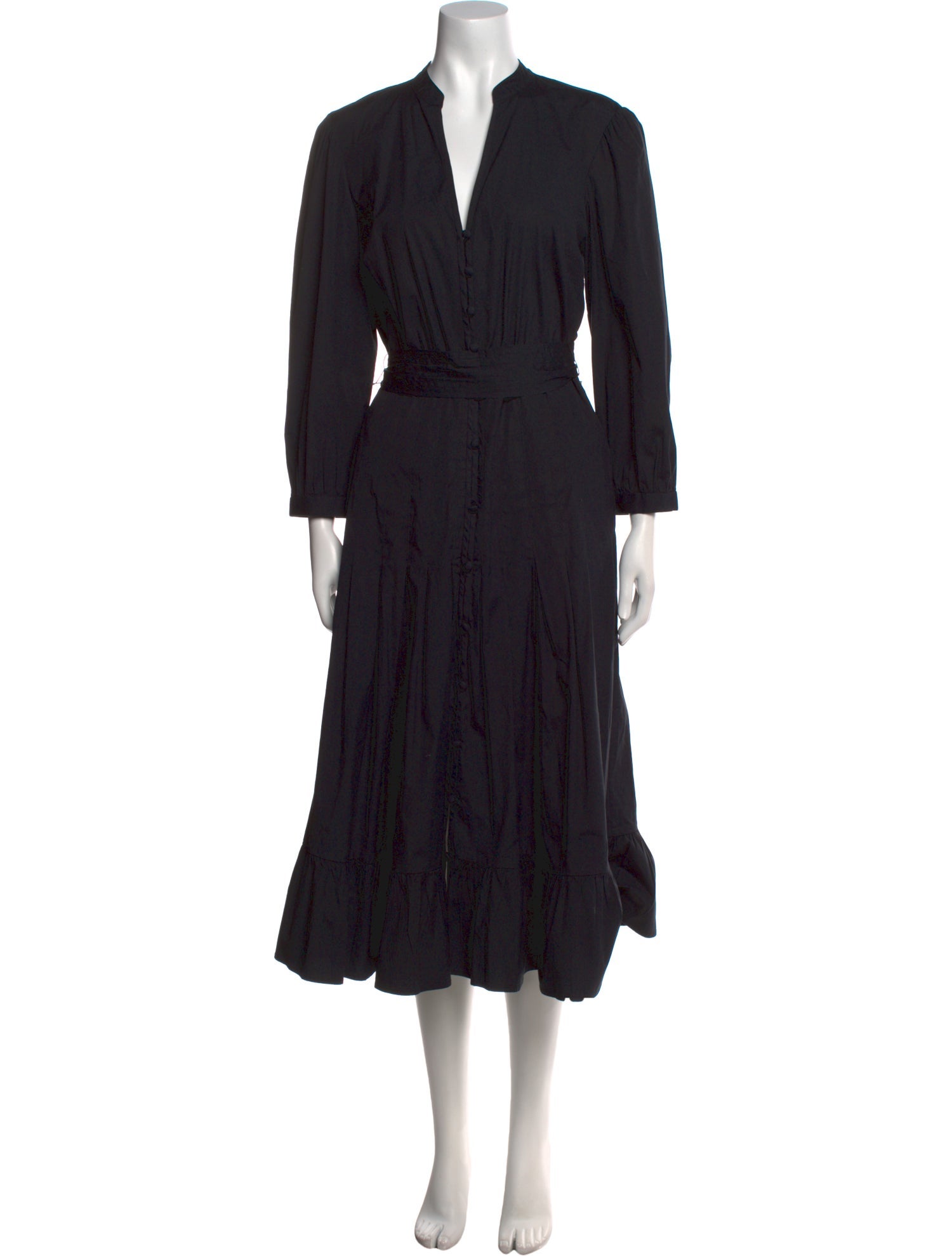 Veronica Beard V-Neck Long Dress