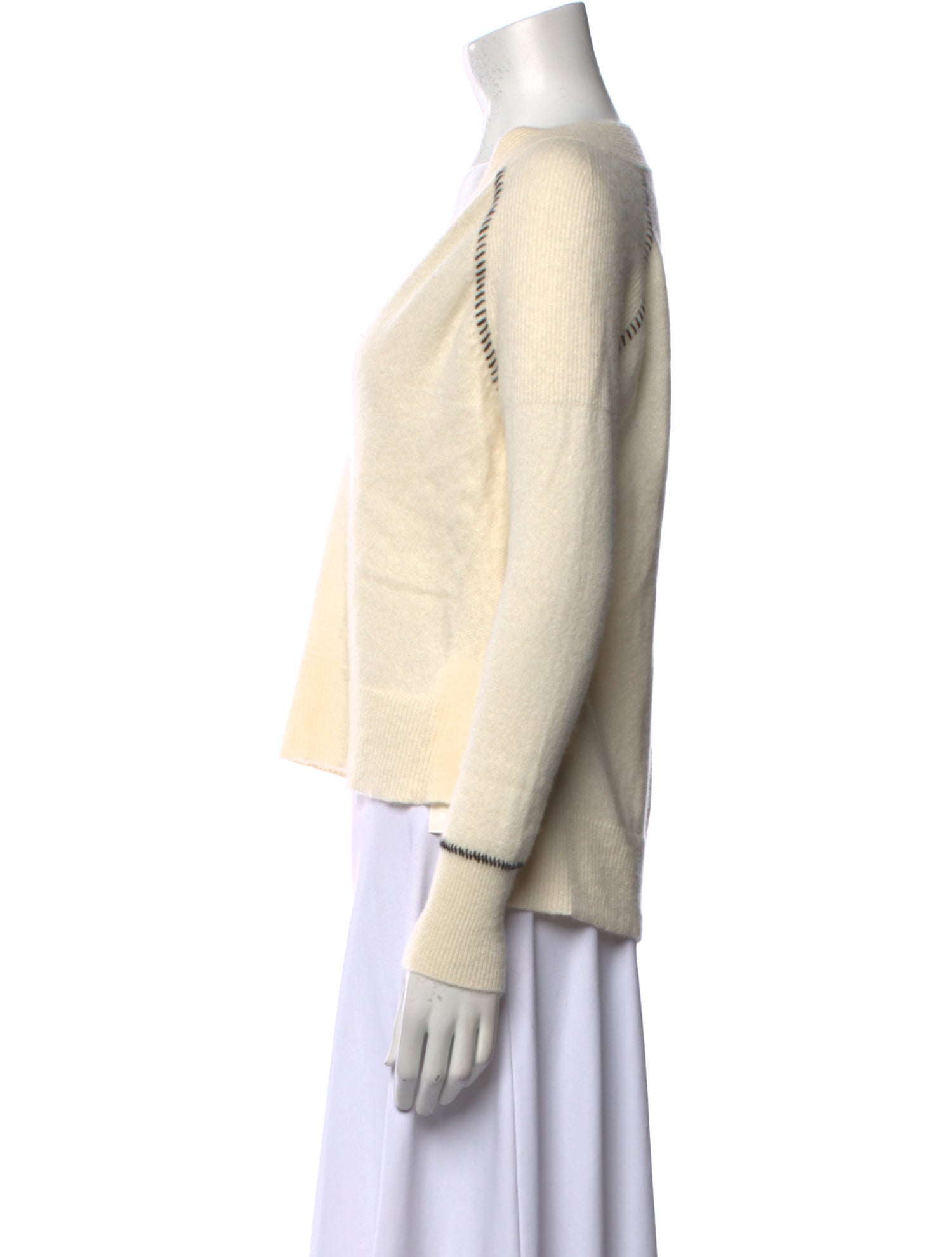 Veronica Beard Cashmere V-Neck Sweater