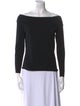 Veronica Beard Bateau Neckline Long Sleeve Top