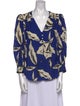 Veronica Beard Silk Printed Blouse