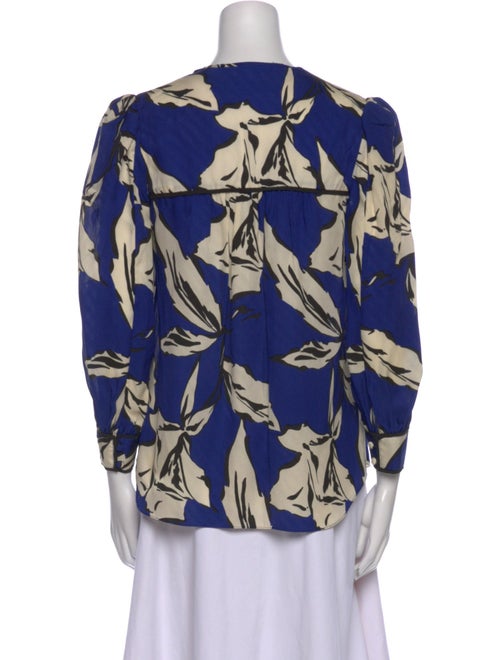 Veronica Beard Silk Printed Blouse