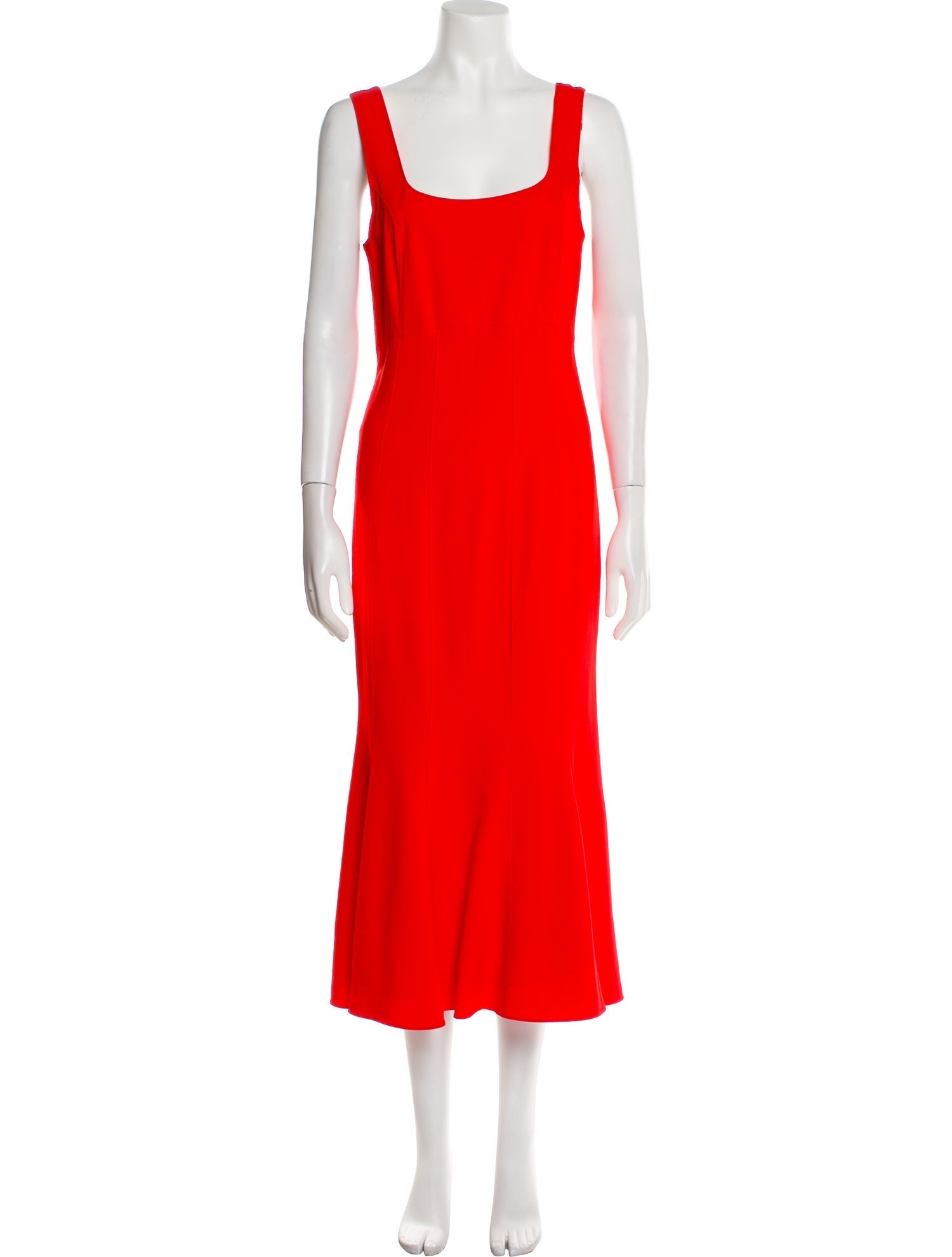 Veronica Beard Square Neckline Long Dress